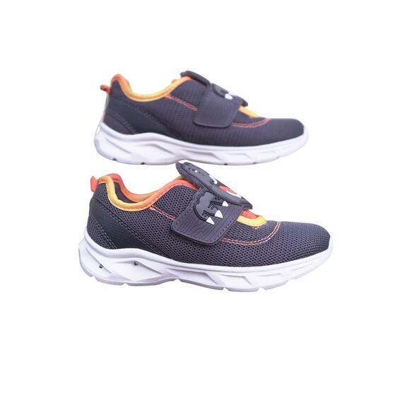 NWT Carter's Toddler Light-Up Dinosaur Sneakers Size 12 Black & Orange Halloween - Picture 3 of 14